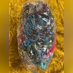 UNTESTED 4+lbs jewelry lot from estate & thrift antique store AS IS c…